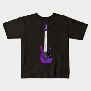 purple guitars Kids T-Shirt